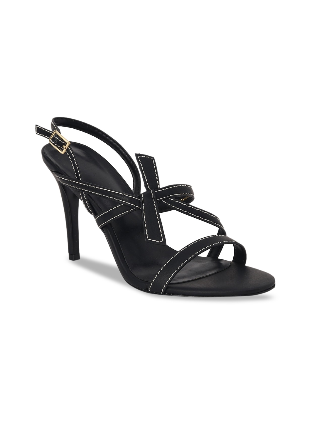 charles and keith black heels