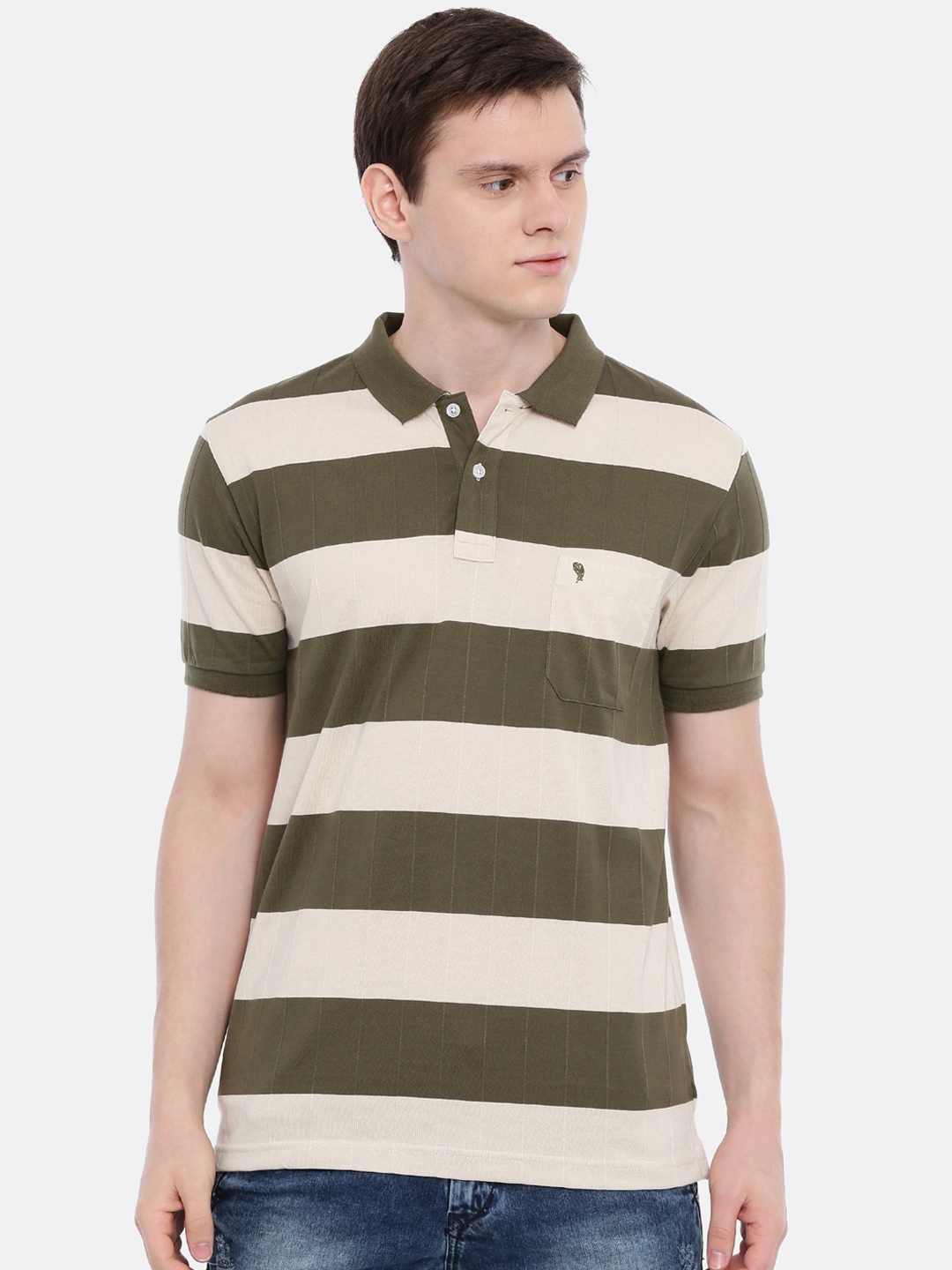 cream mens polo shirt