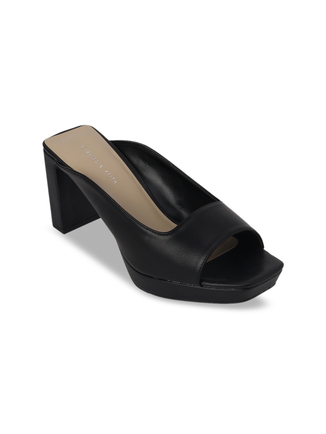 charles and keith open toe heels