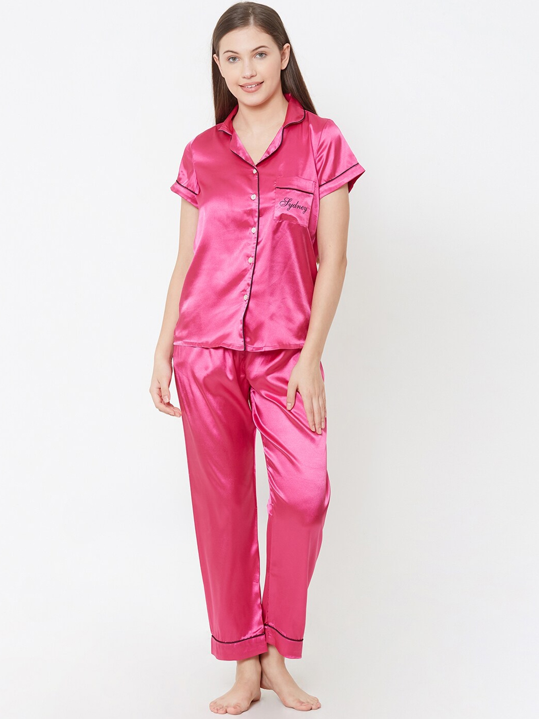 pink night suit for women