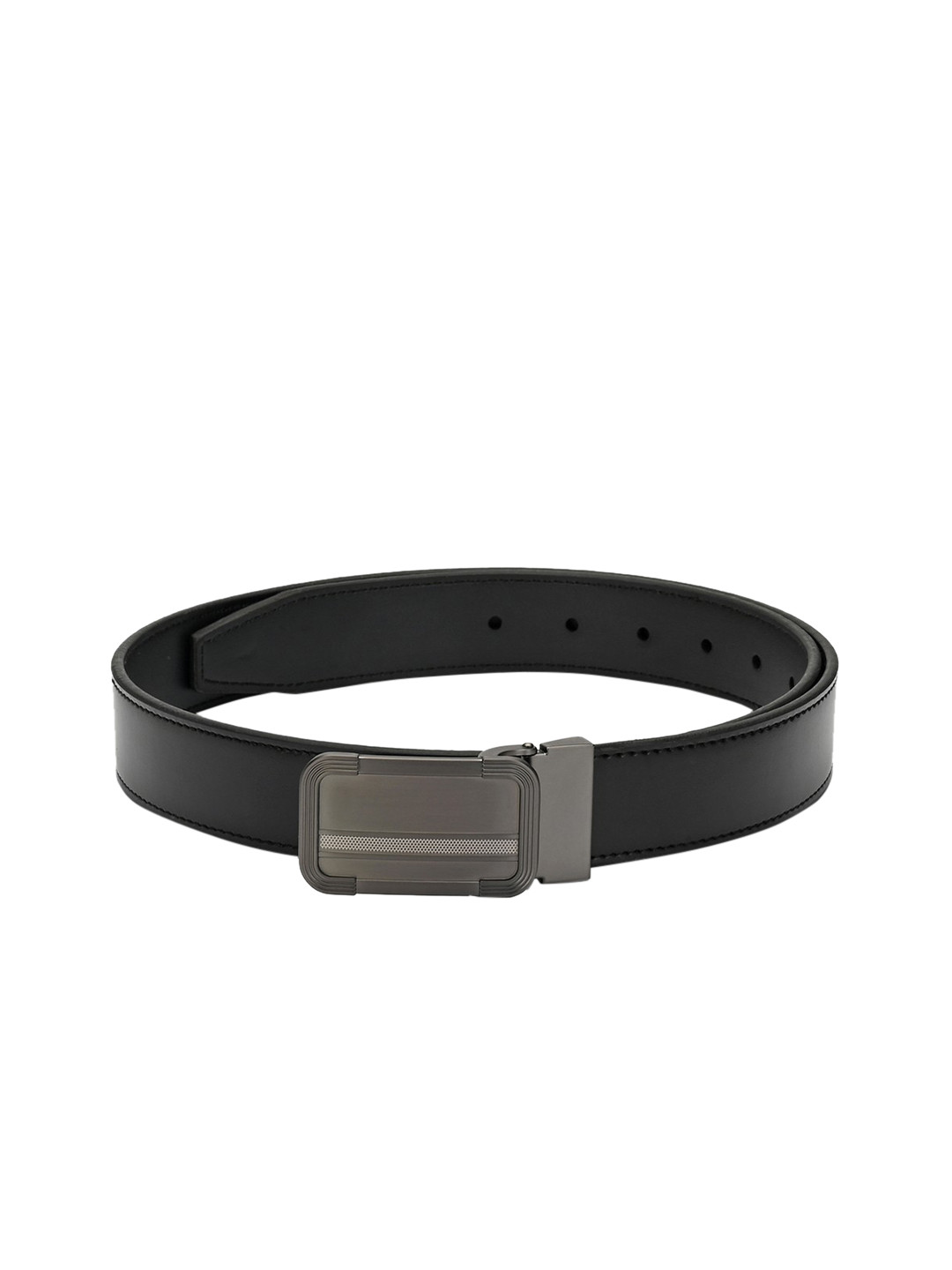 Buy Pacific Gold Men Black Solid Belt Belts for Men 12185776 Myntra