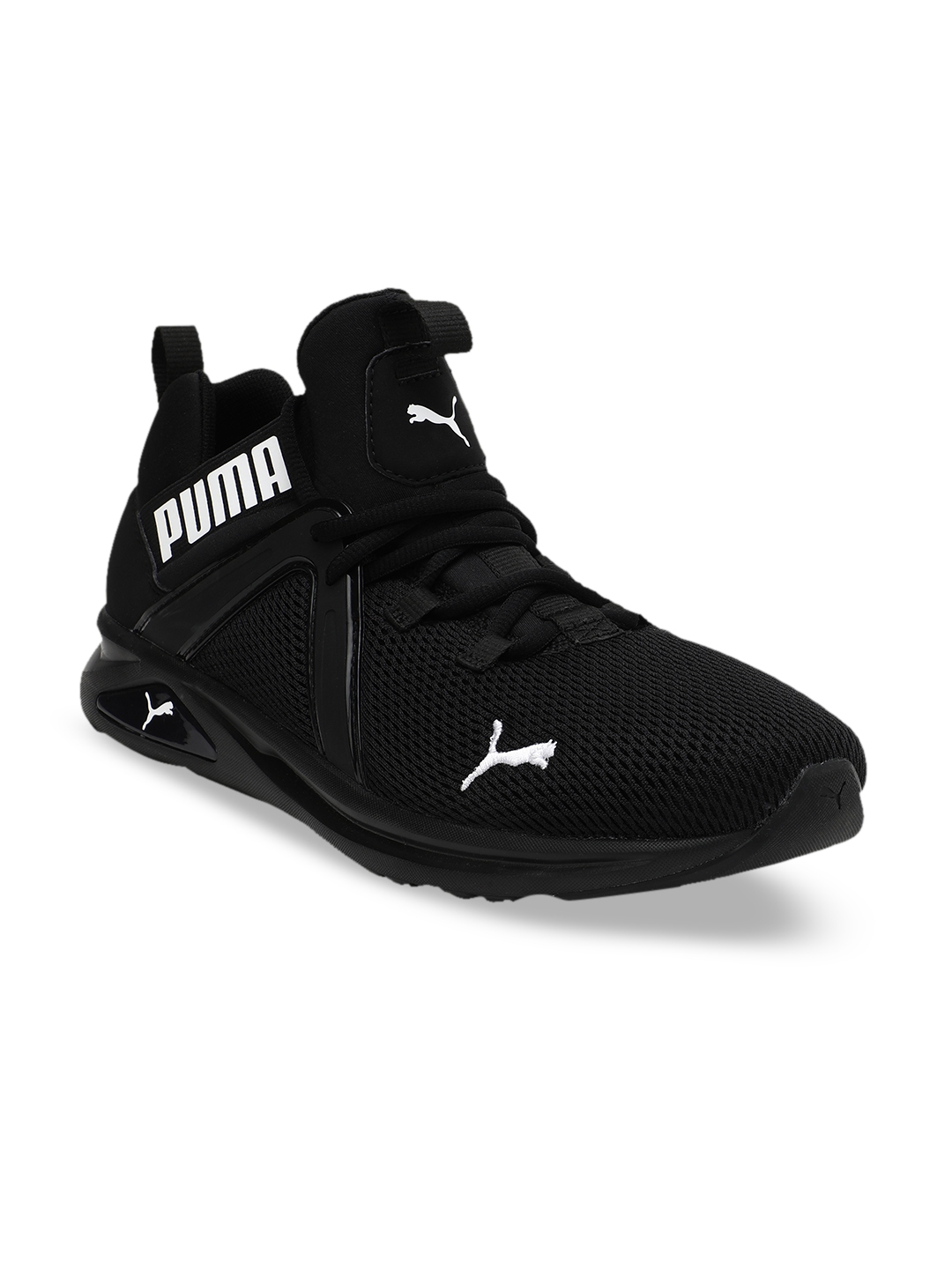 Buy Puma Men Black Mesh Running Enzo 2 Shoes - Sports ...