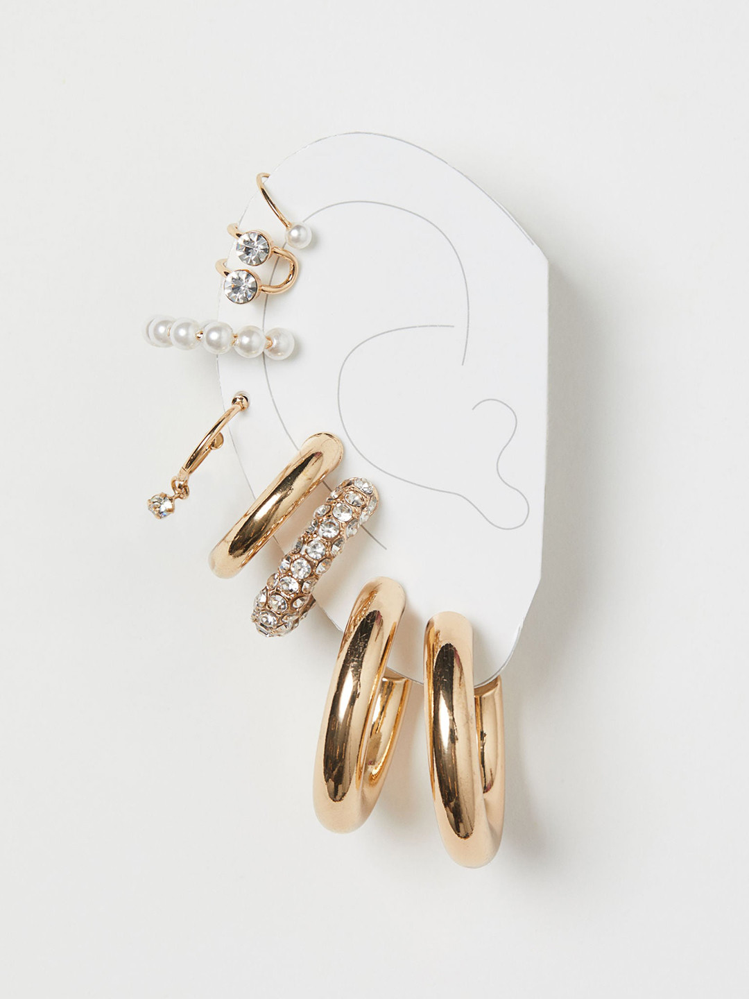 H&m gold earrings Clearance