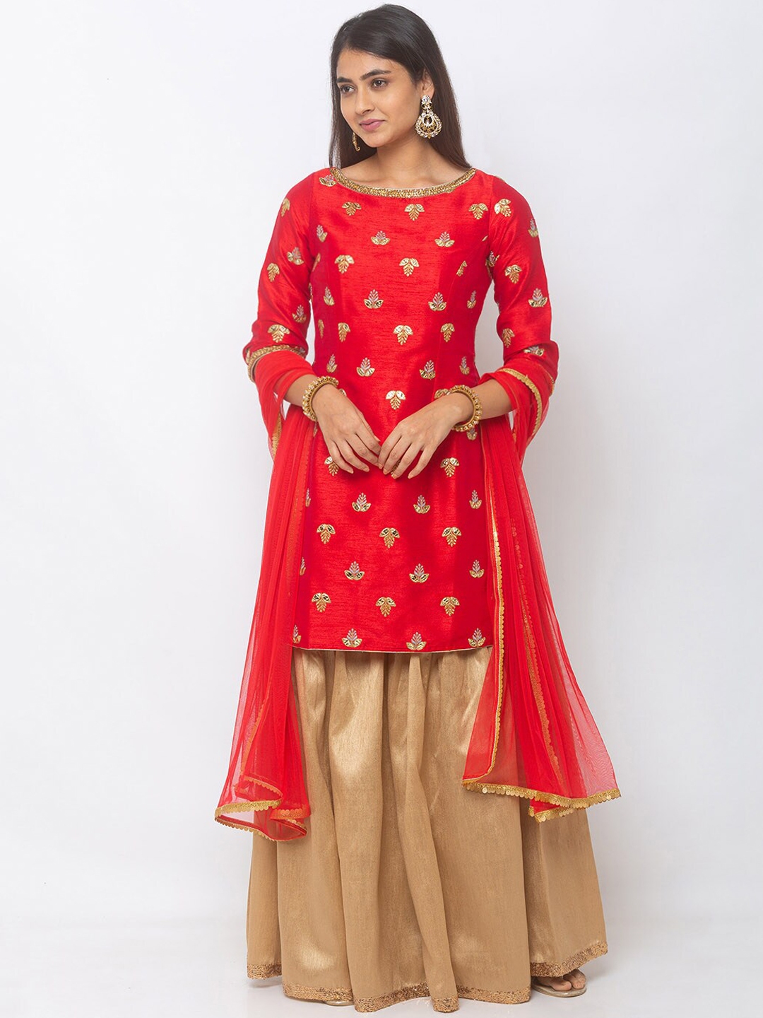 myntra sharara sets