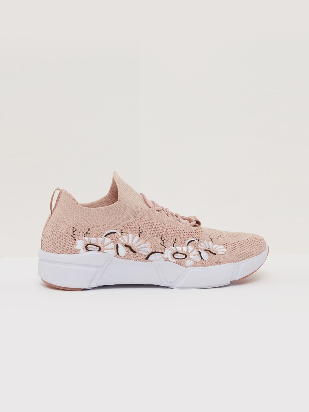 peach coloured trainers
