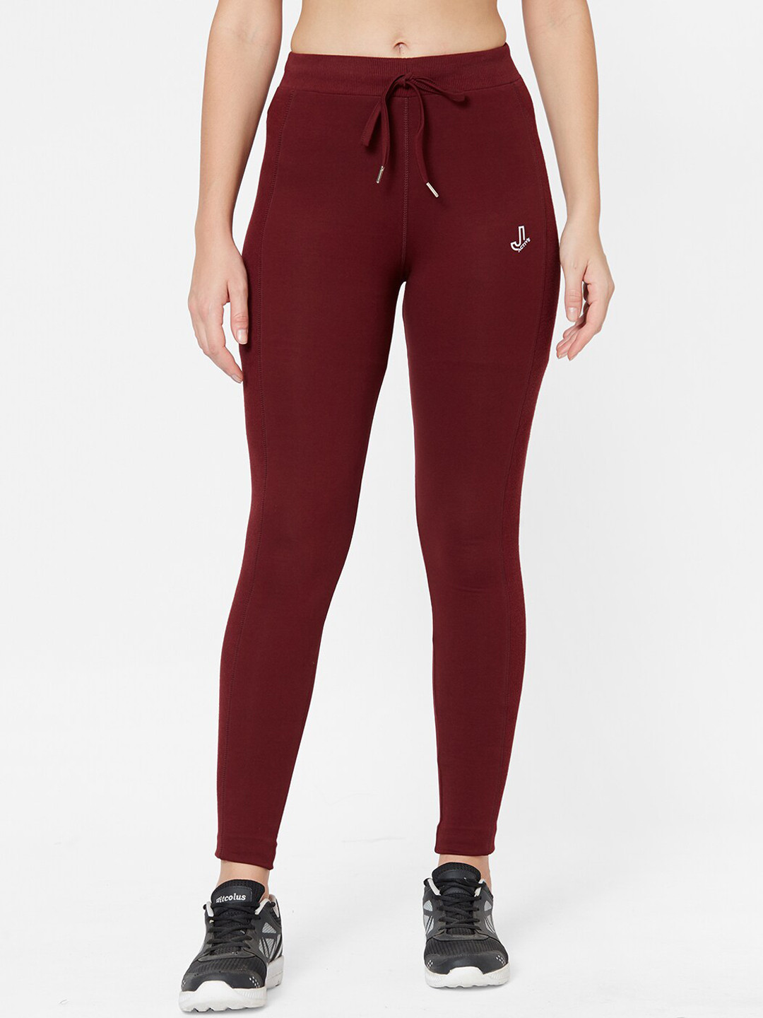 Buy Juliet Women Maroon Solid Sports Active Wear Track Pants Track Pants for Women 12445860