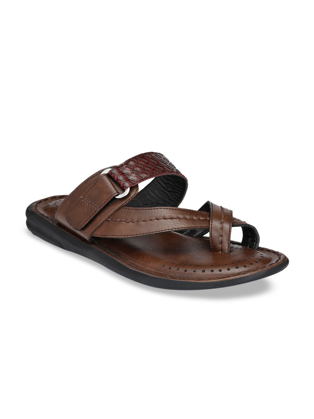 Buy Walkstyle By El Paso Men Brown Comfort Sandals - Sandals for Men 12467490 | Myntra