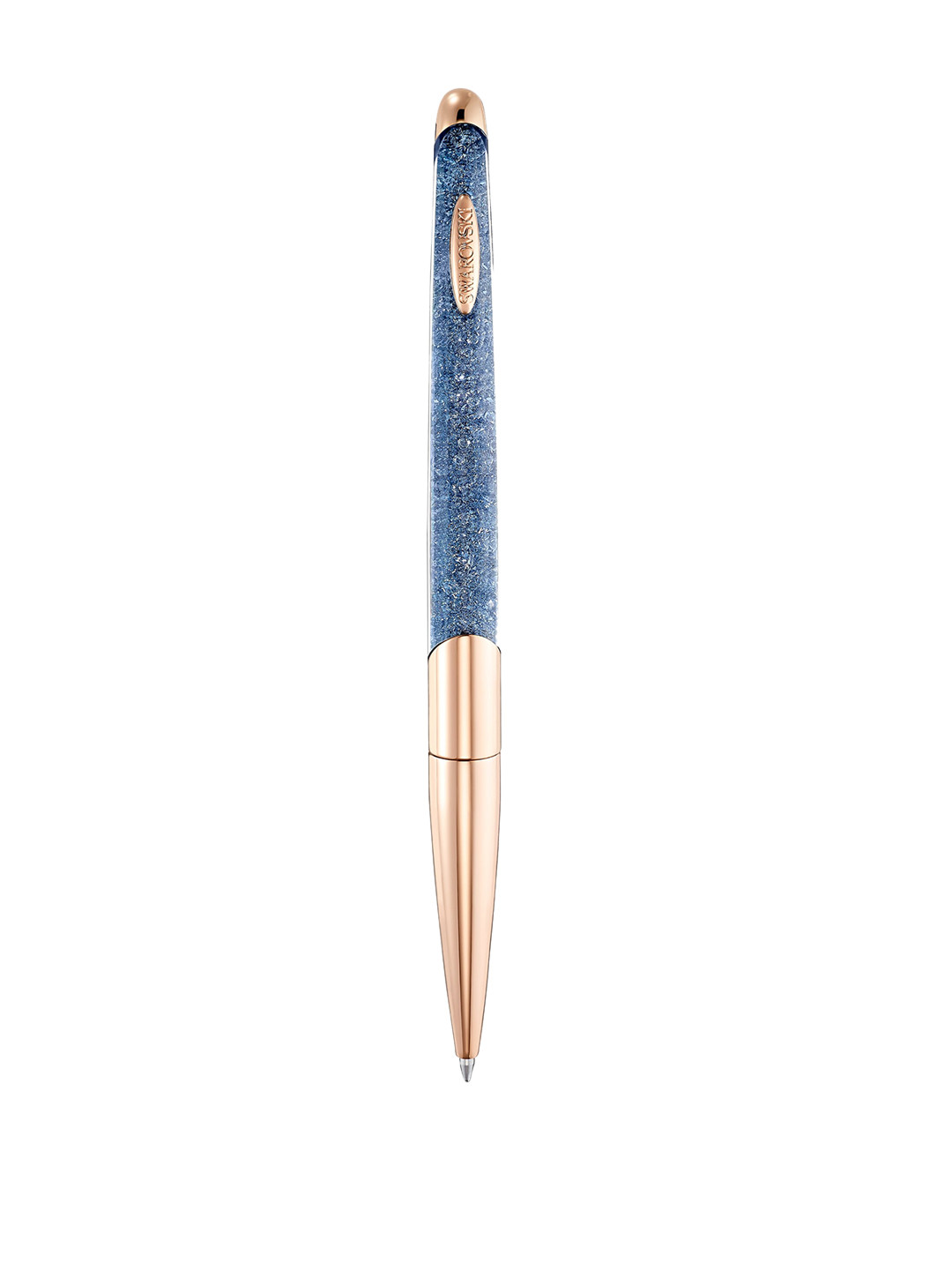 Buy SWAROVSKI Rose Gold Plated Blue Crystal Studded Nova Ballpoint Pen