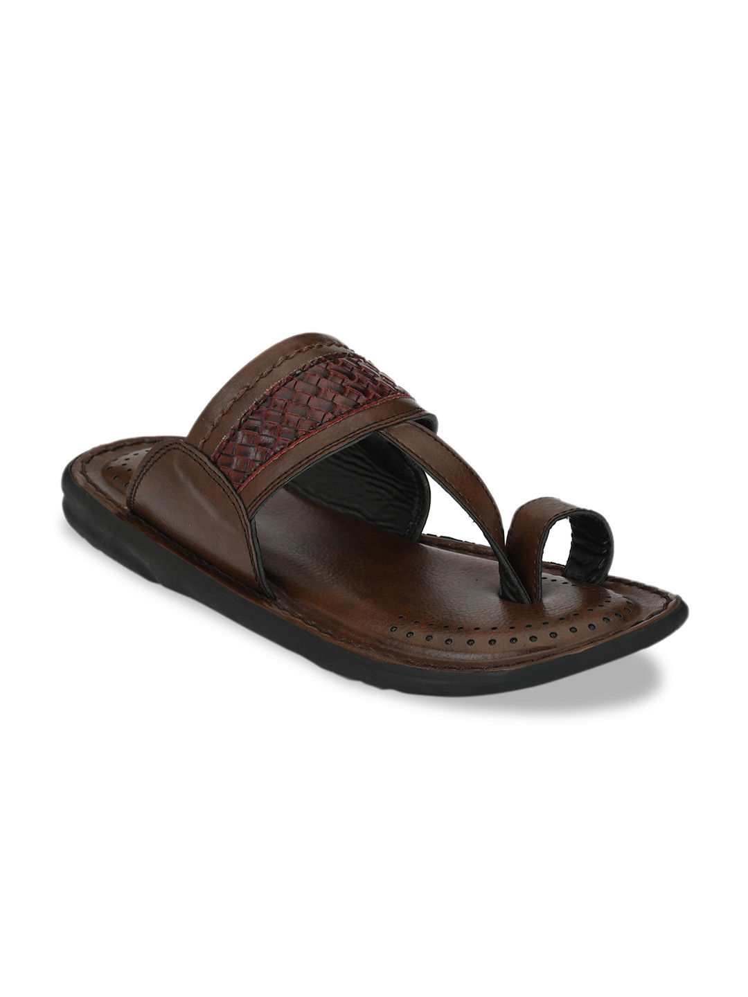 Buy Walkstyle By El Paso Men Brown Comfort Sandals - Sandals for Men 12467422 | Myntra