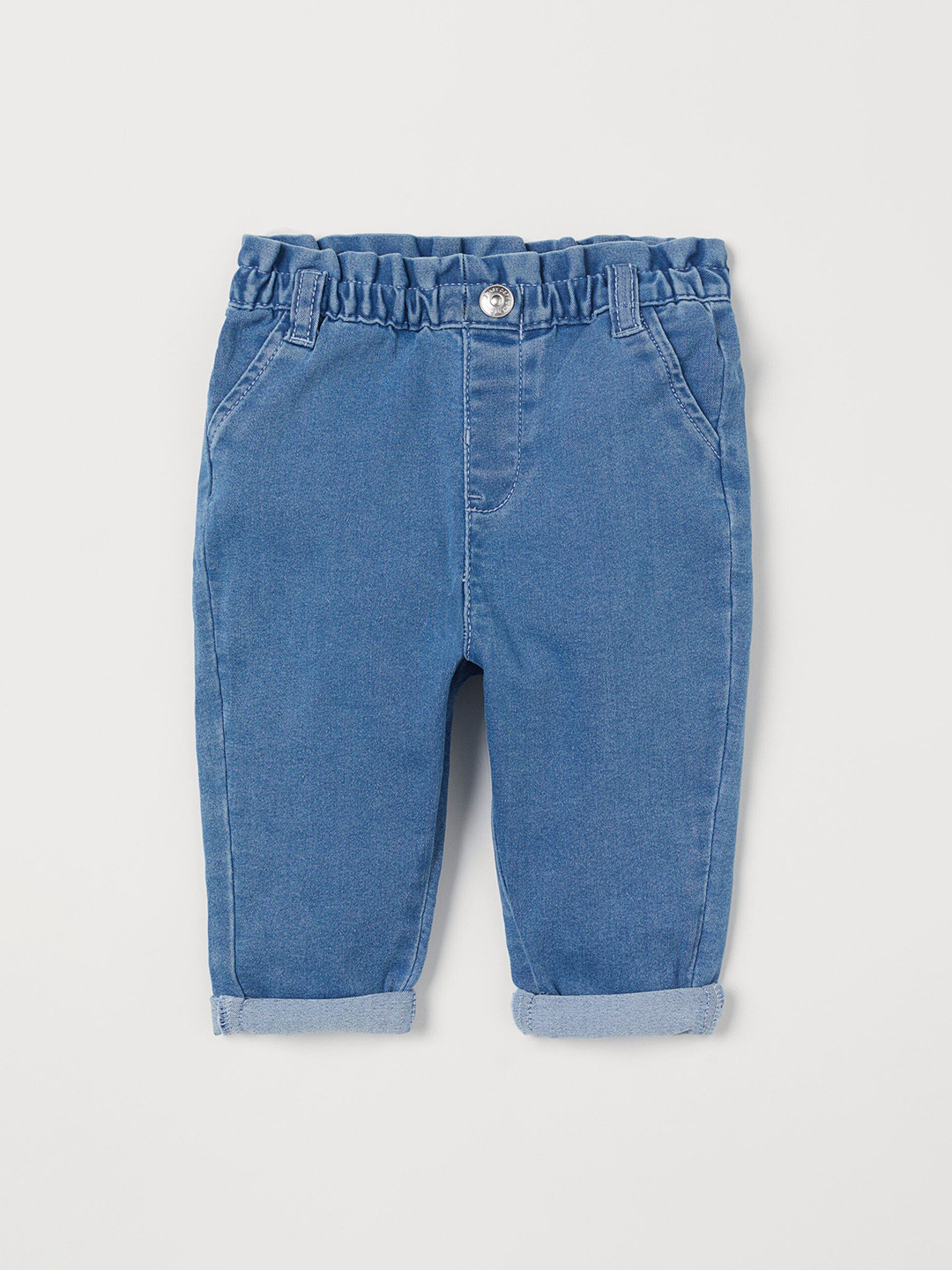 Buy H&M Infant Girls Blue Pull On Denim Jeans Jeans for Girls