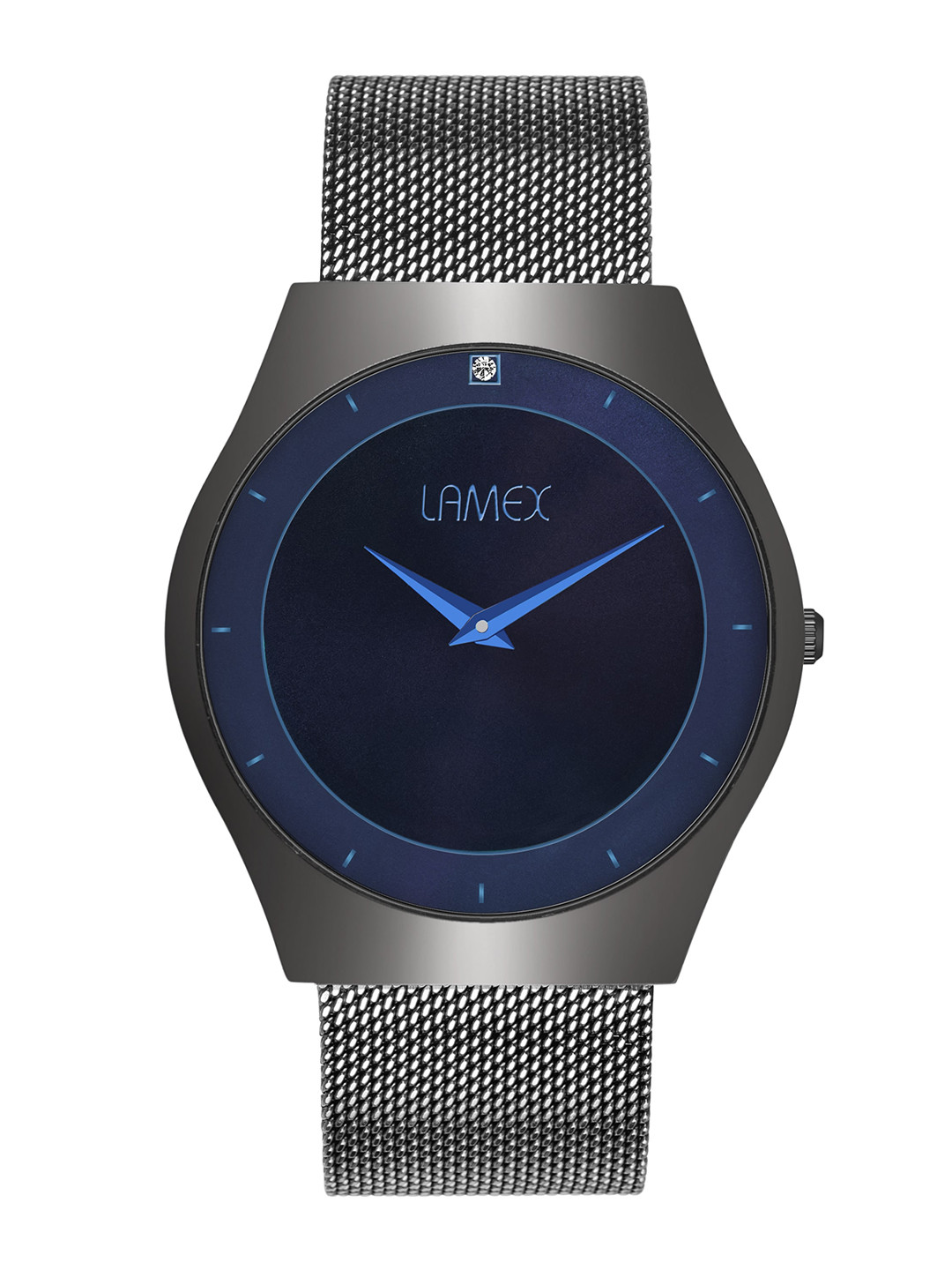 Buy LAMEX Women Navy Blue & Grey Analogue Watch COSTADLX 14503 Watches for Women 12521820 Myntra