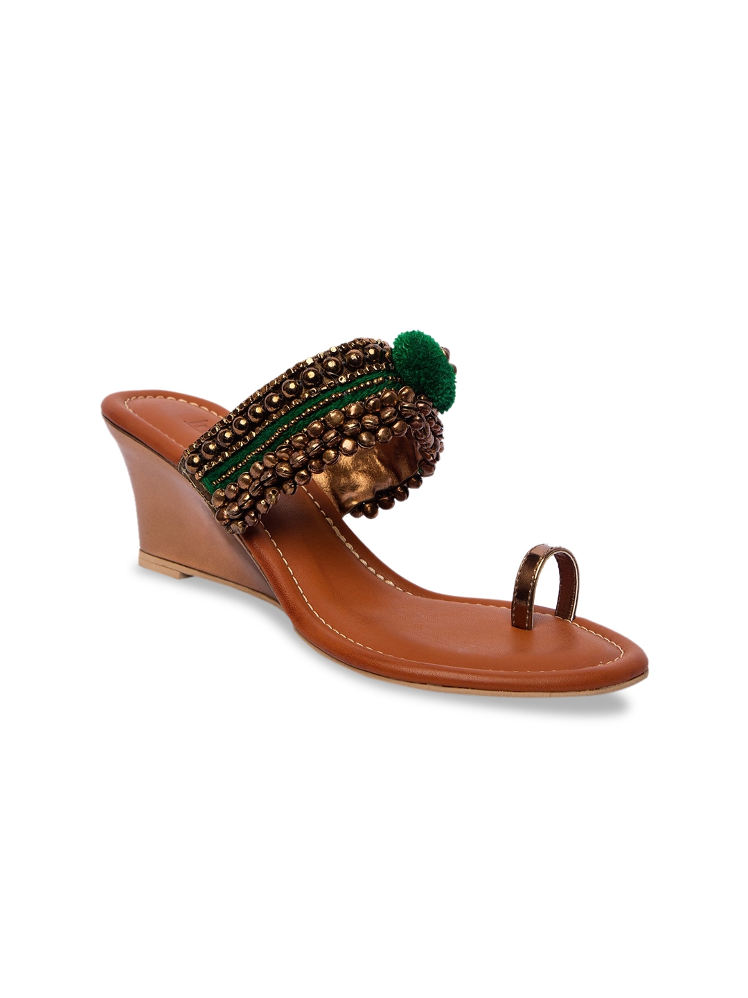 msgm green intertwined heeled sandals