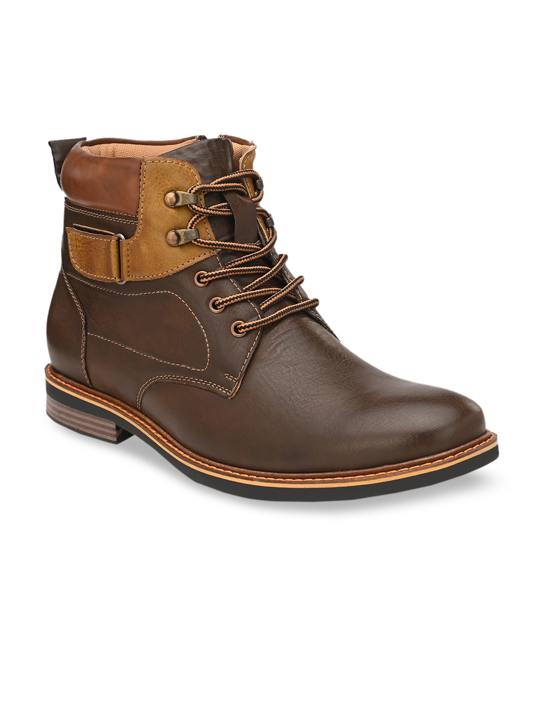 mens brown boots 10.5