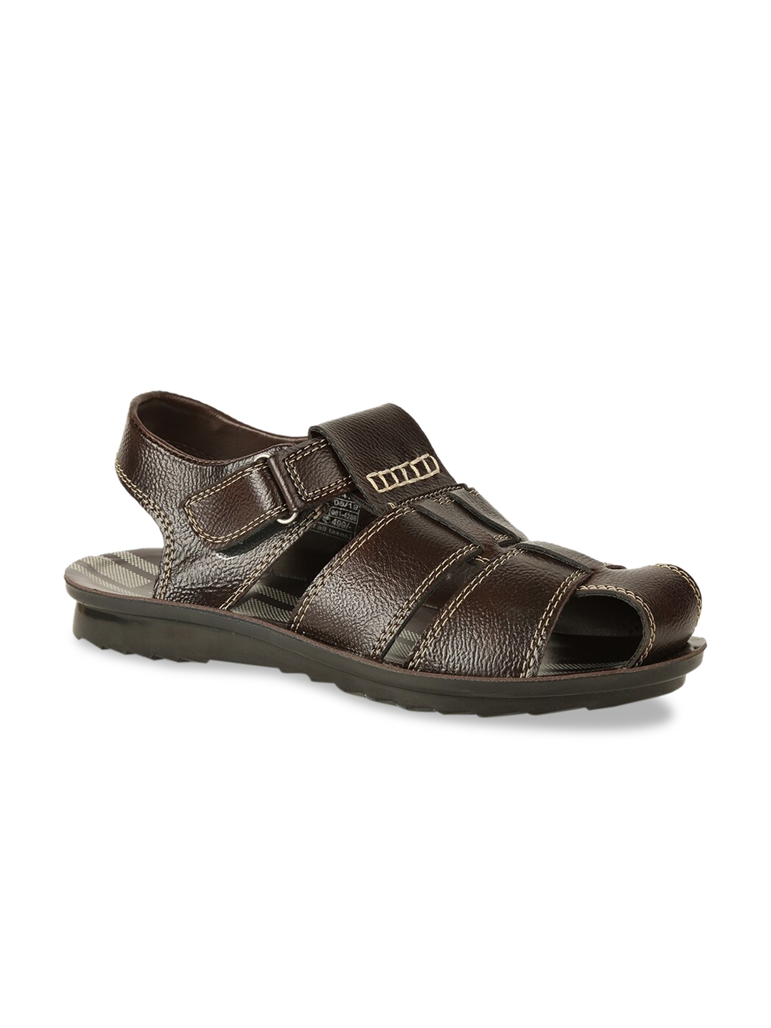 Buy Bata Men Brown Fisherman Sandals - Sandals for Men 12421172 | Myntra