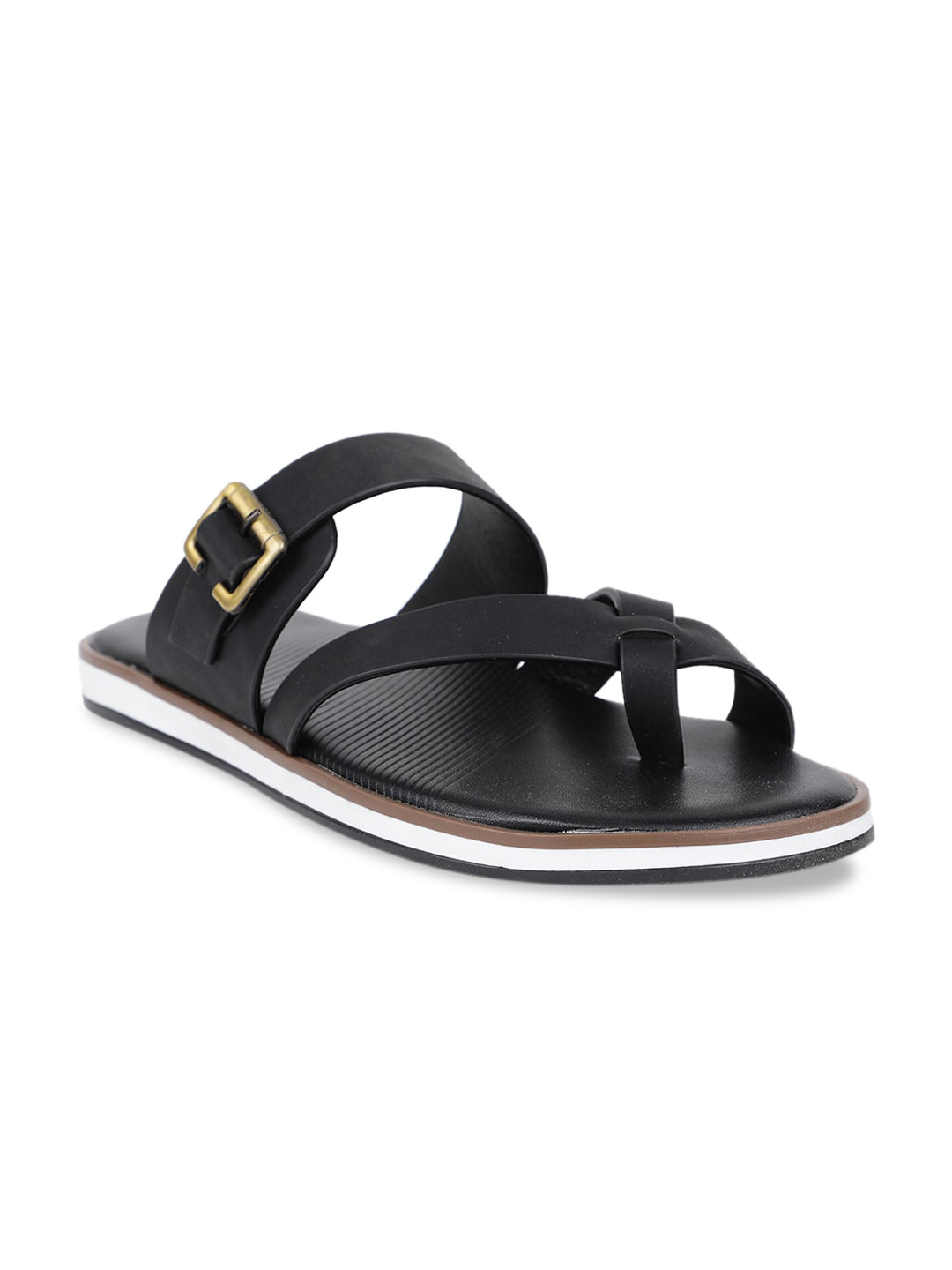 Buy Bata Men Black Comfort Sandals Sandals for Men 12420842 Myntra