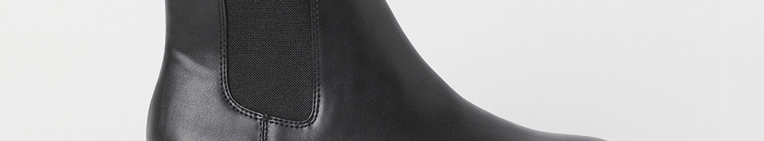 Buy H&M Women Black High Profile Chelsea Boots - Boots for Women ...