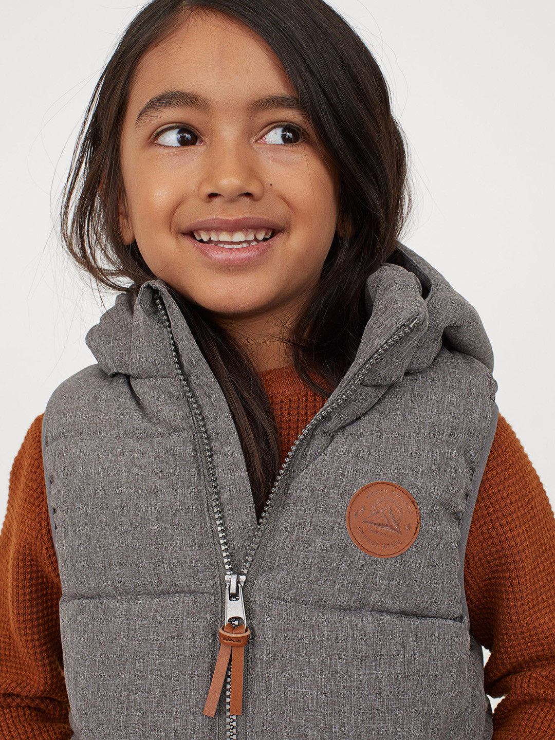 Buy H&M Boys Grey Puffer Gilet Jackets for Boys 13404912 Myntra