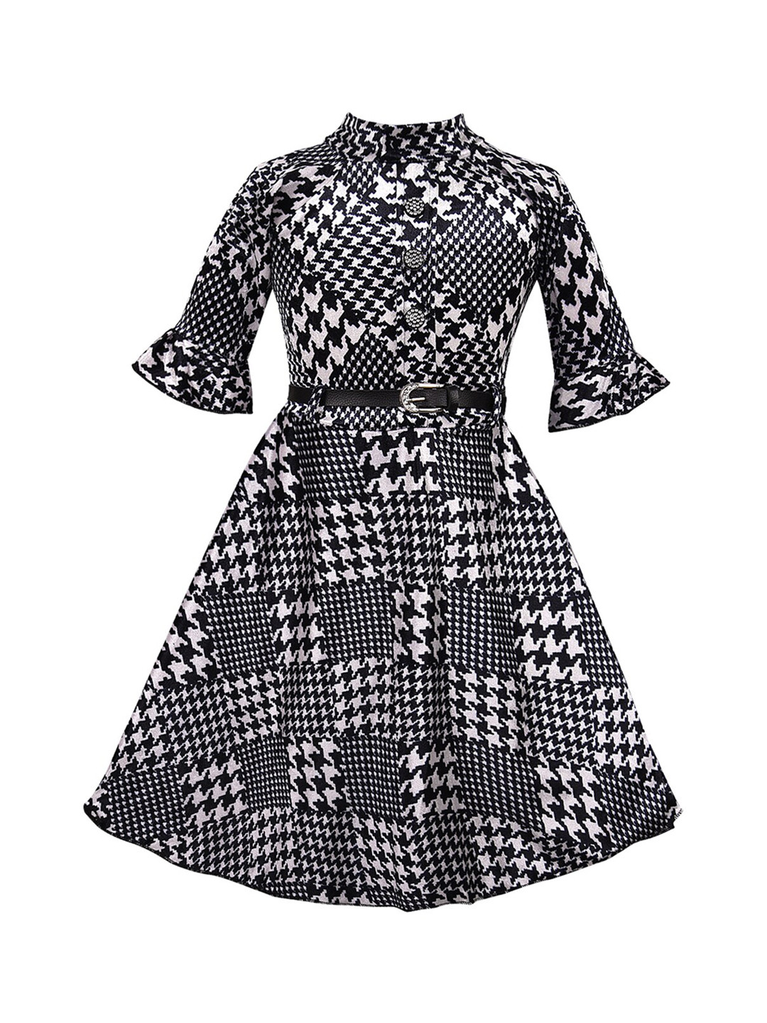Wish Karo Girls Frock Dress for Kids-fe3117pnk
