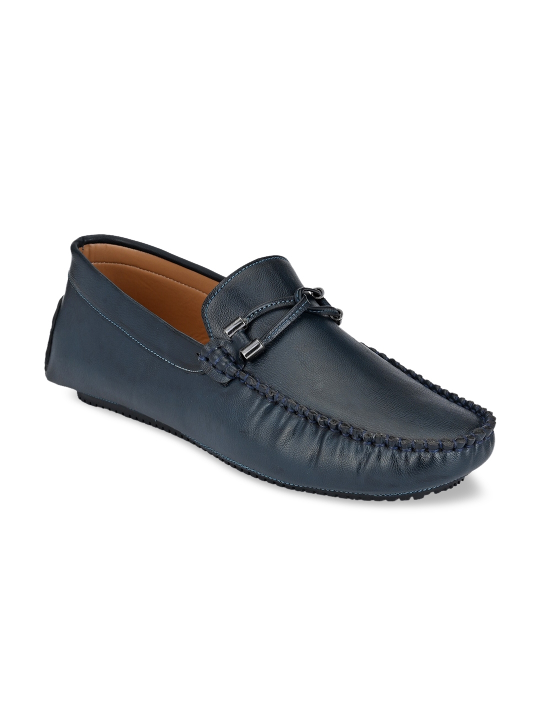 Buy Provogue Men Navy Blue Penny Loafers - Casual Shoes for Men ...