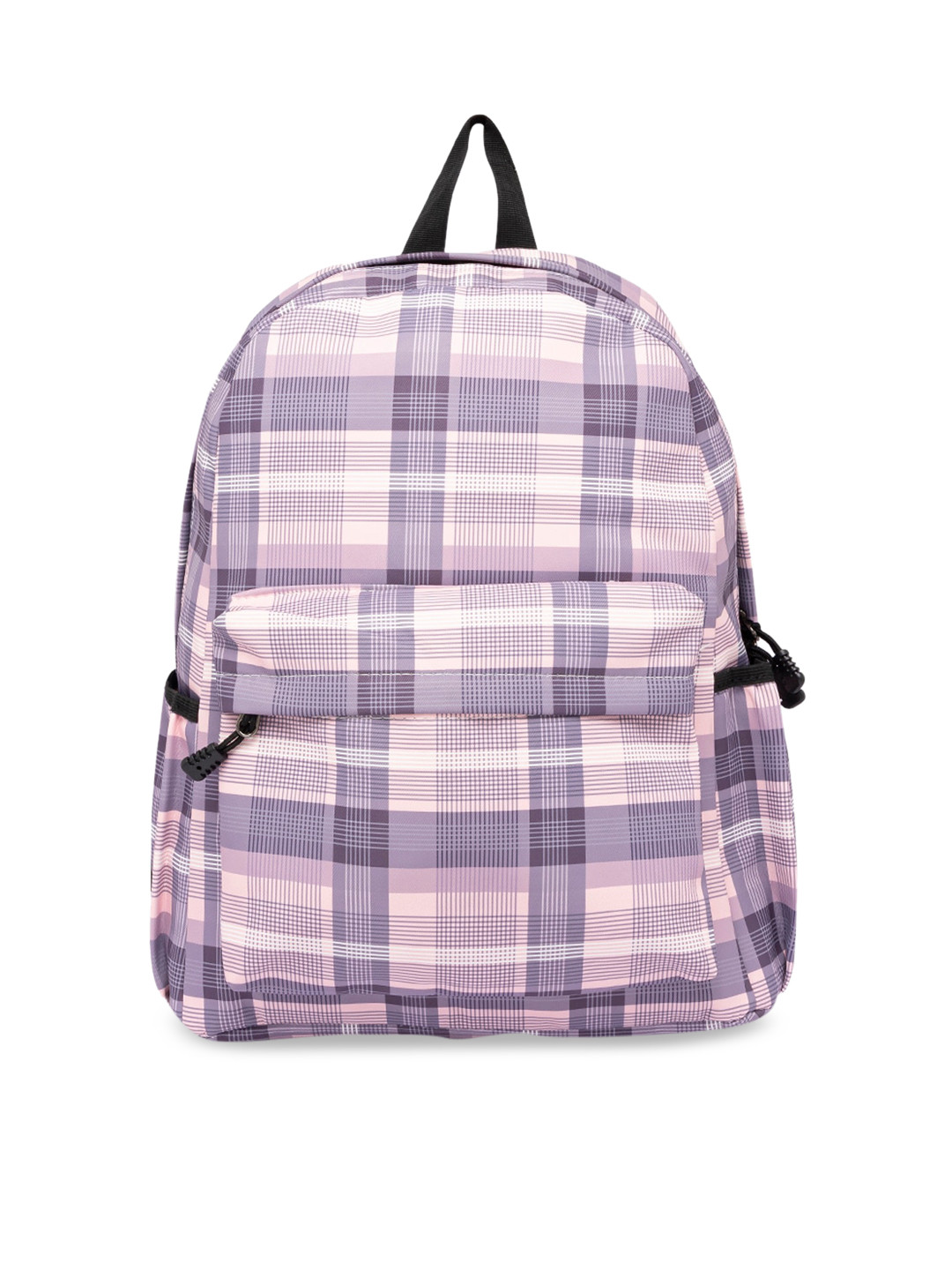 Buy Satchel Bags Women Pink & Lavender Checked Backpack Backpacks for Women 13414744 Myntra