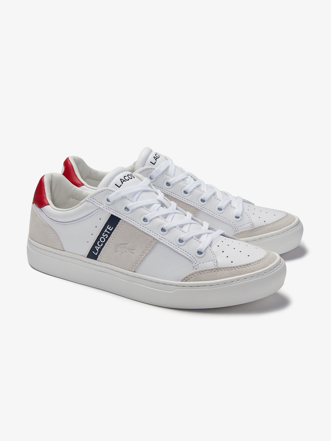 Buy Lacoste Men White Sneakers - Casual Shoes for Men 13430890 | Myntra