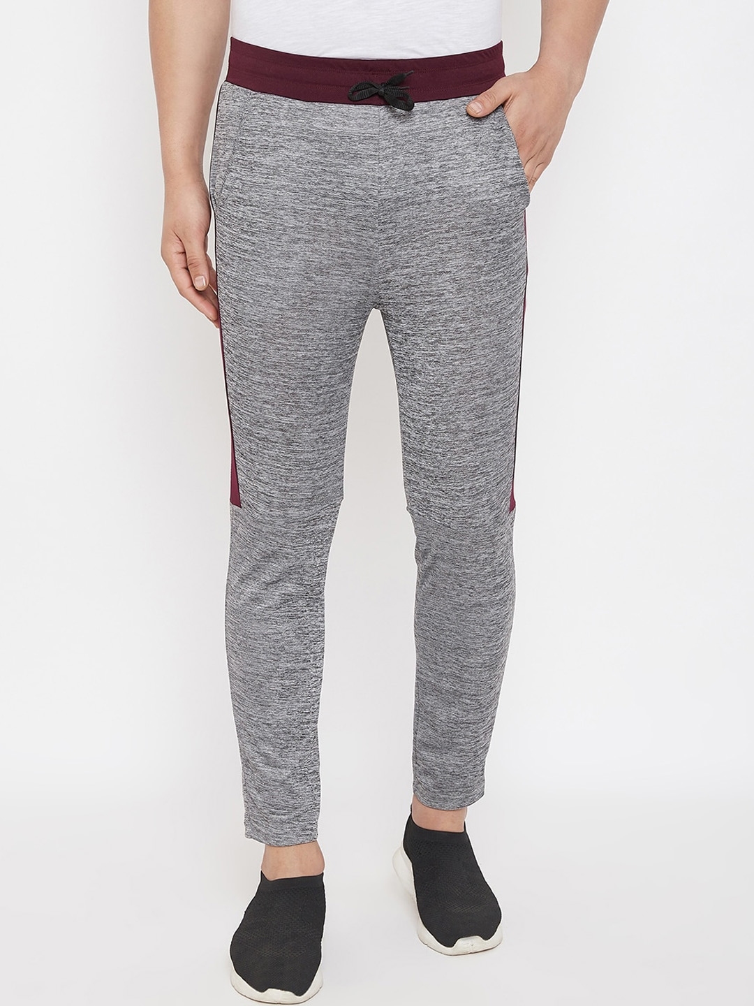 chrome and coral track pants