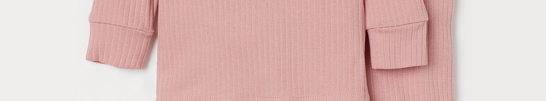 Buy H&M Kids Pink Ribbed Cotton Set - Clothing Set for Unisex Kids ...