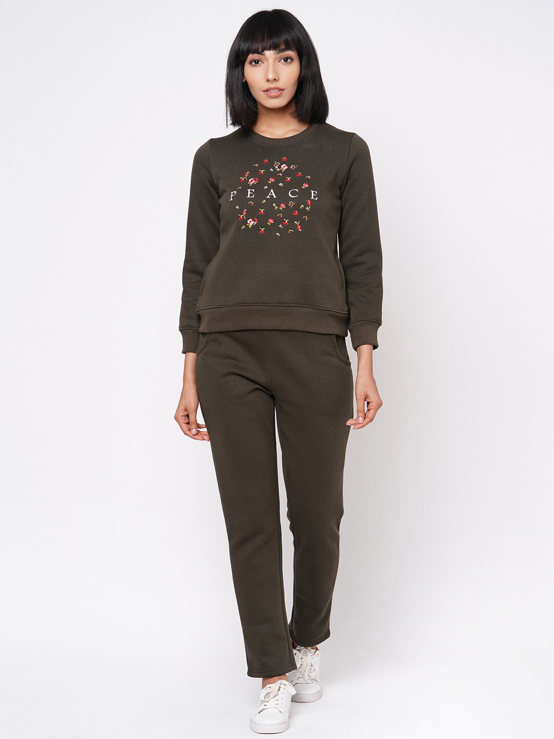 olive tracksuit womens