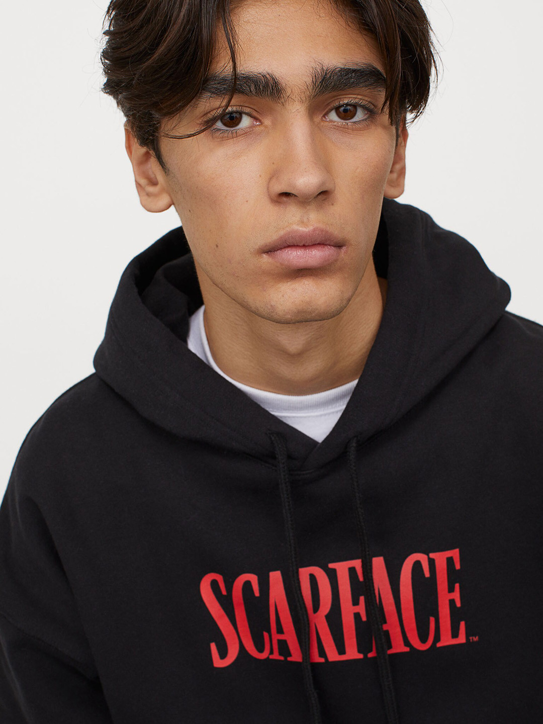 Buy H&M Men Black Printed Hoodie Sweatshirts for Men 13439834 Myntra