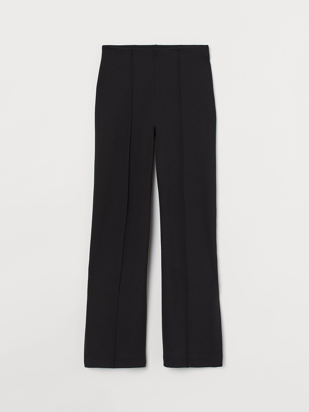 Buy H&M Women Black Solid Tailored Trousers Trousers for Women