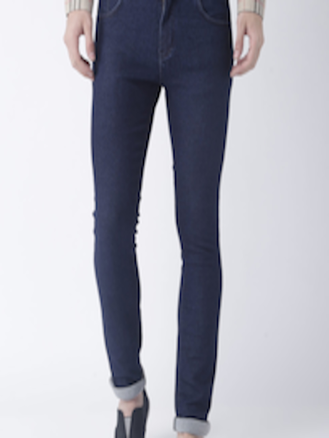 Buy Hangup Trend Men Blue & Blue Slim Fit Jeans - Jeans for Men ...