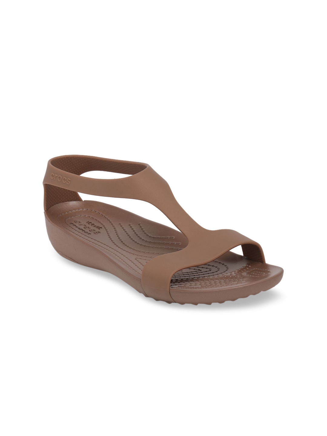 crocs brown sandals