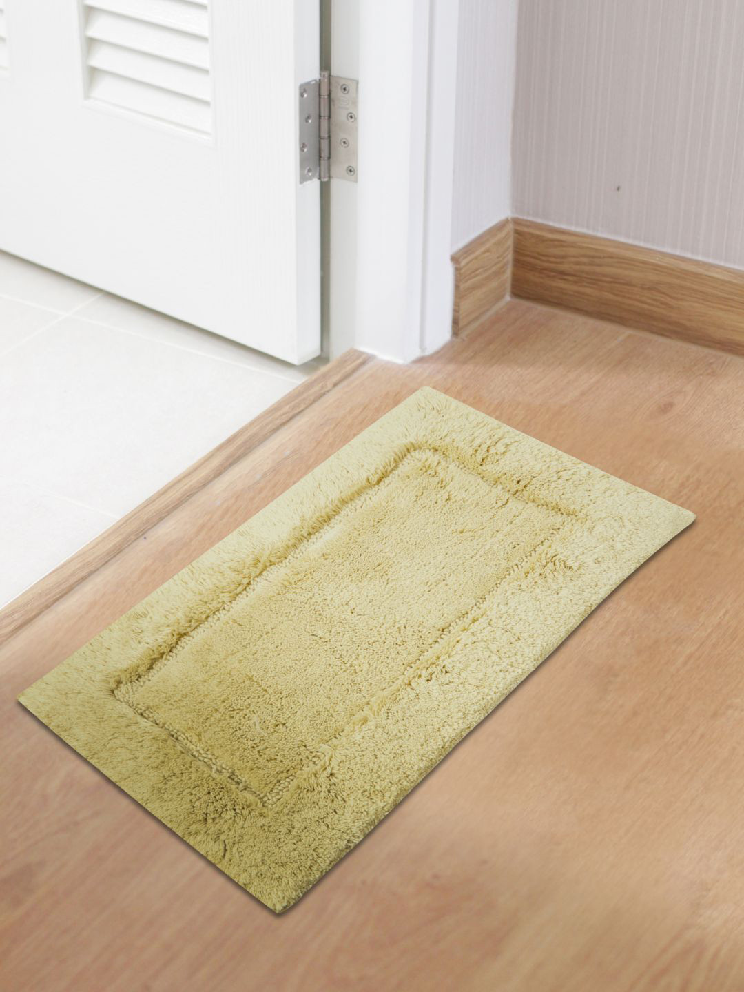 Buy SPACES Yellow Solid Large 2000 GSM Bath Mat Bath Rugs for Unisex