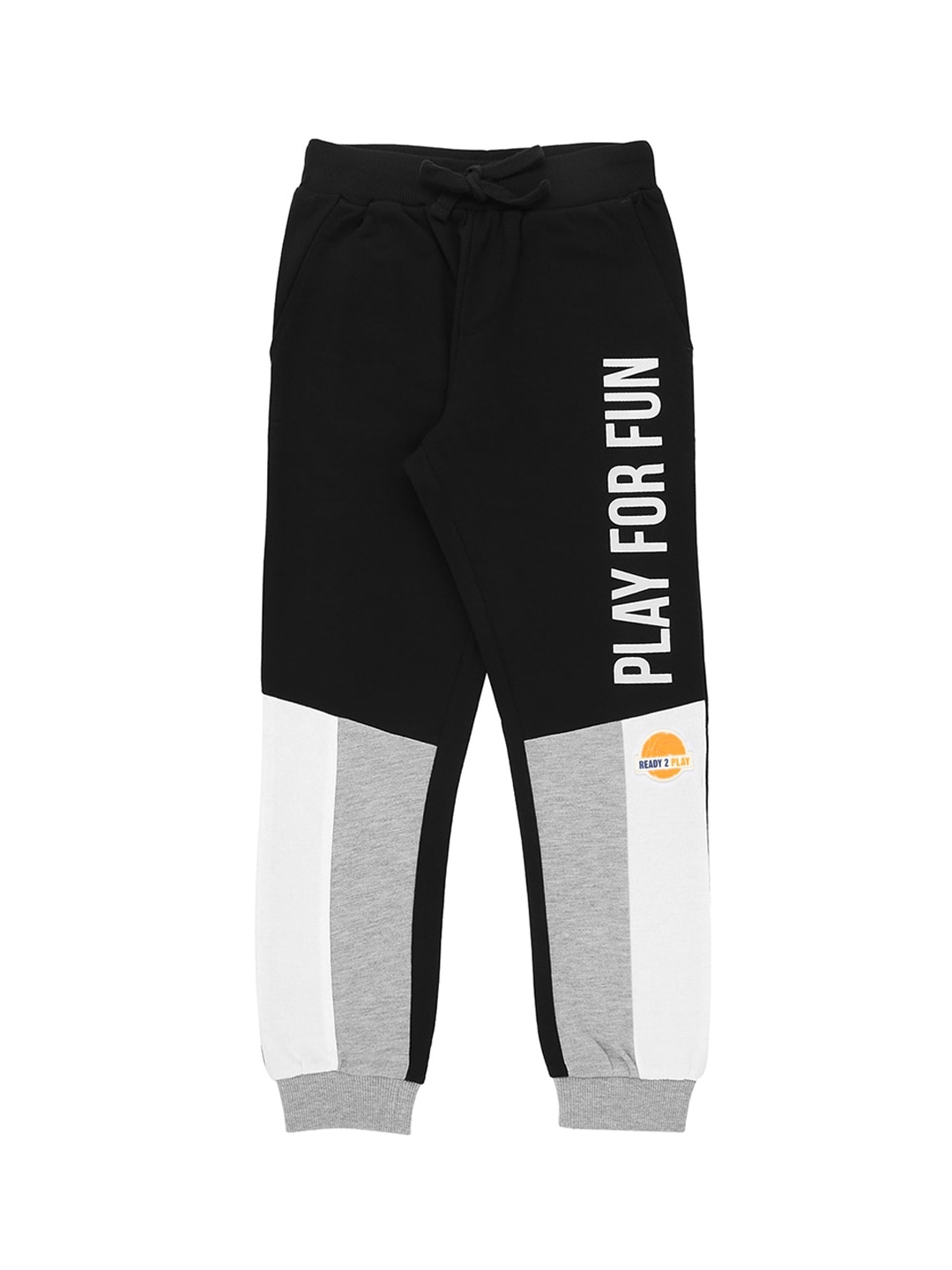 black and white jogging pants