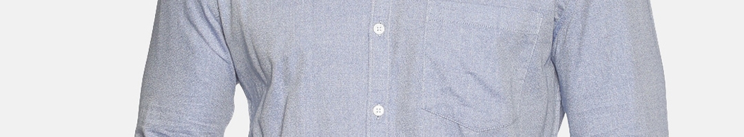 Buy UrGear Men Blue Slim Fit Solid Cotton Casual Shirt - Shirts for Men ...