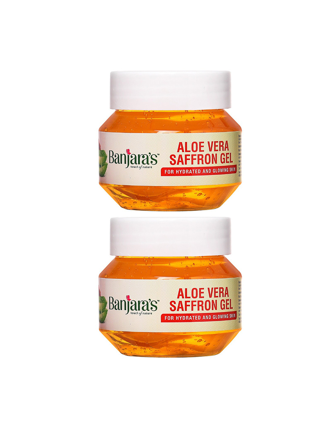 Buy Banjaras Set Of 2 Aloe Vera Saffron Gel 200g Face Serum And Gel