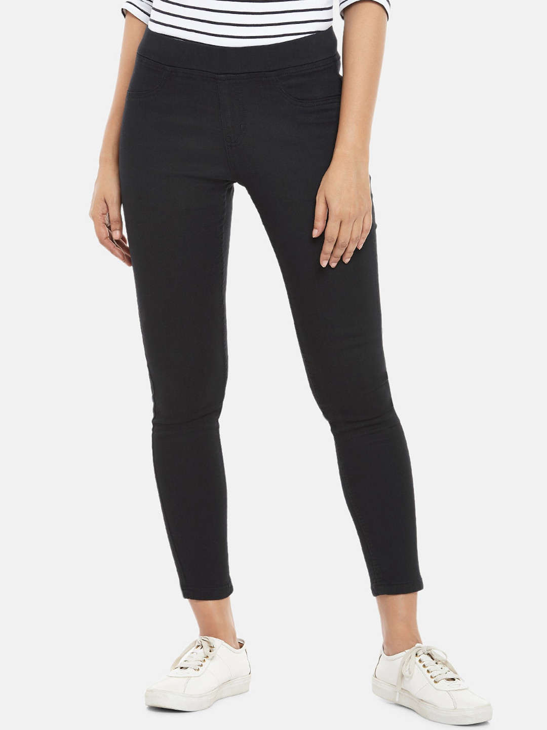 Buy People Women Black Slim Fit Jeans Jeans for Women 13499404 Myntra