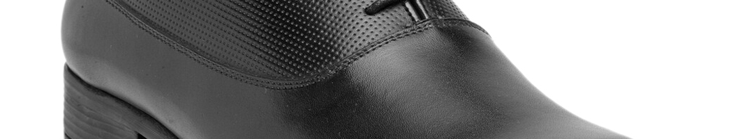 Buy Teakwood Leathers Men Black Solid Formal Leather Oxfords - Formal ...