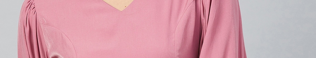 Buy Carlton London Women Pink Solid Top - Tops for Women 13501008 | Myntra