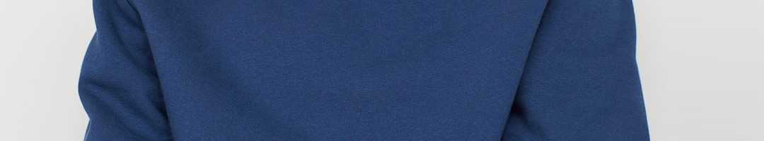 Buy H&M Men Blue Solid Relaxed Fit Sweatshirt - Sweatshirts for Men ...