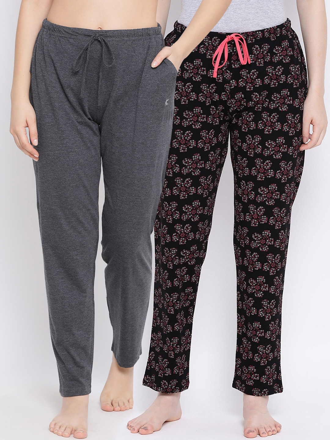 ladies checked lounge pants