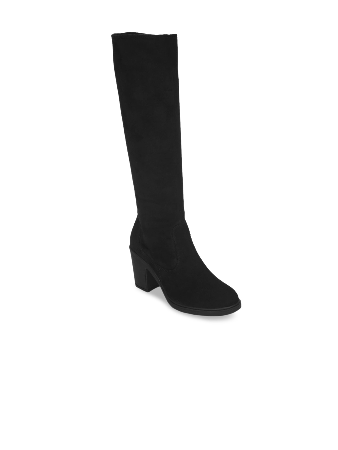 truffle collection heeled boots in black