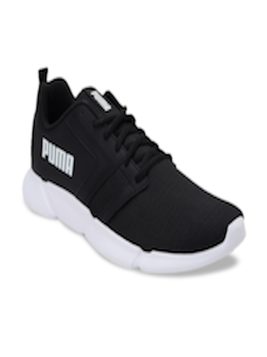 Buy Puma Unisex Black & White Flair Running Shoes - Sports Shoes for ...