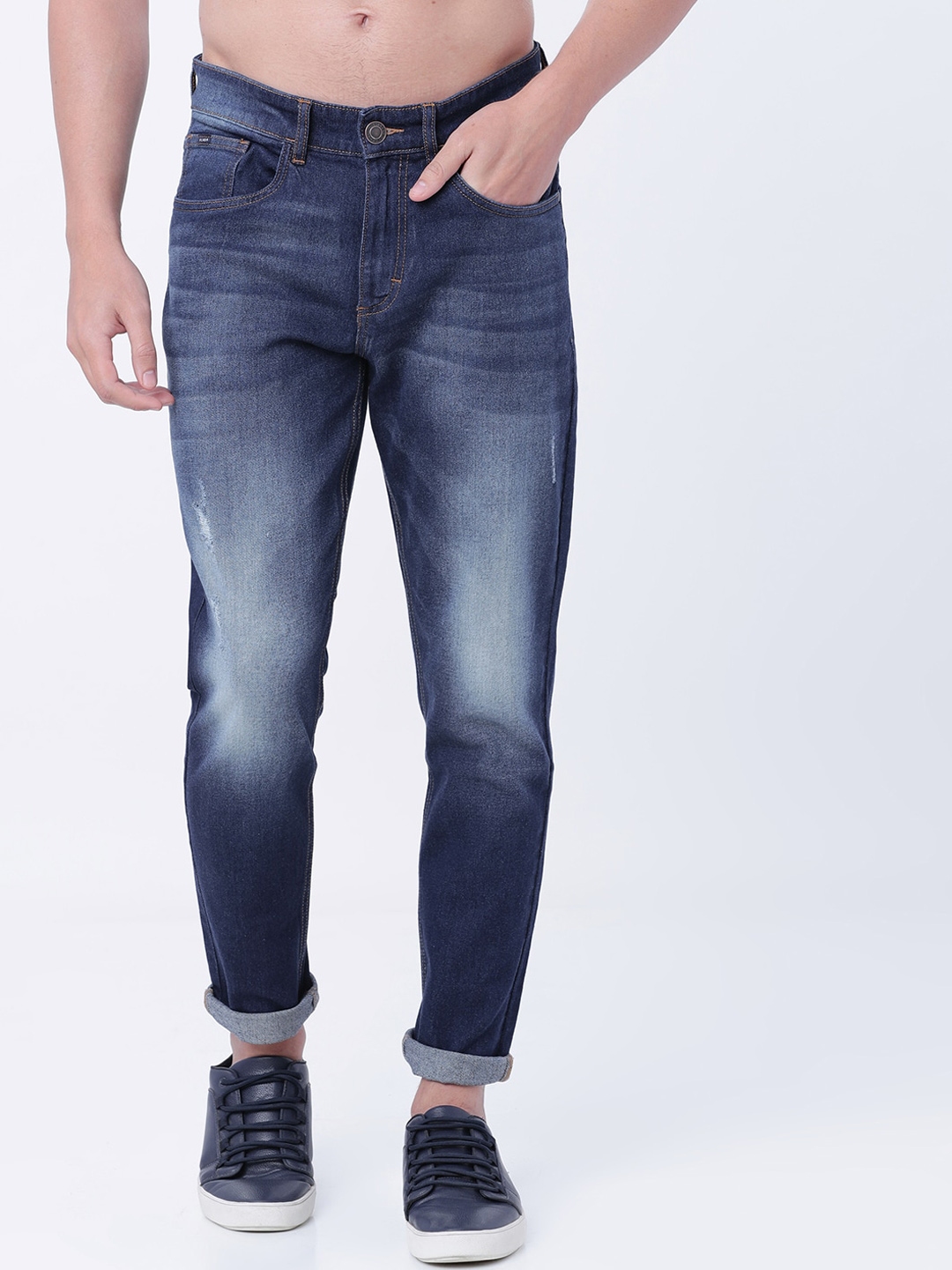 Buy HIGHLANDER Men Blue Tapered Fit Jeans - Jeans for Men 13520616 | Myntra