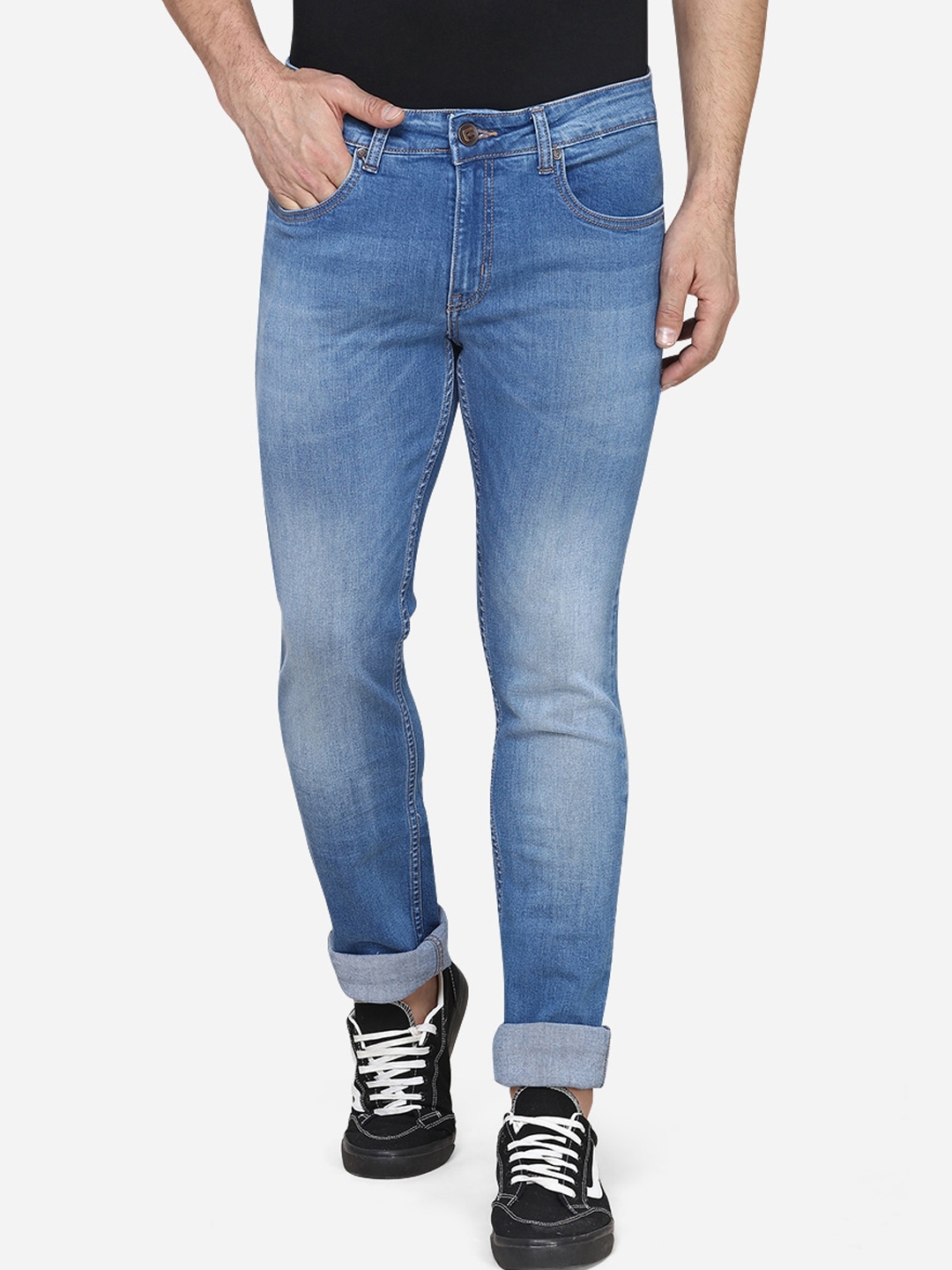 Buy Greenfibre Men Blue Slim Fit Jeans - Jeans for Men 13520864 | Myntra