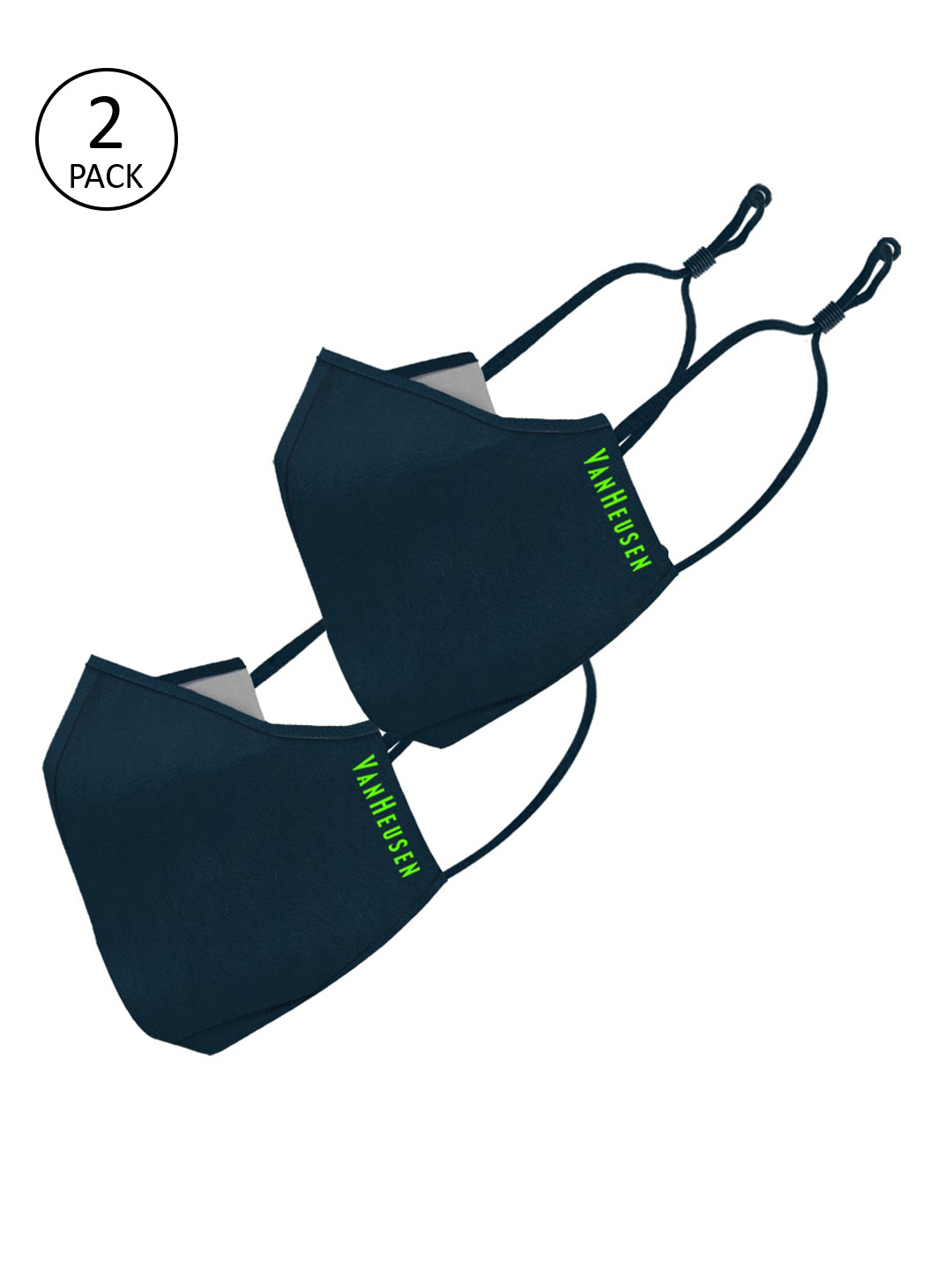 Buy Van Heusen Men Navy Solid Antibacterial Cool It 6 Layer Protection