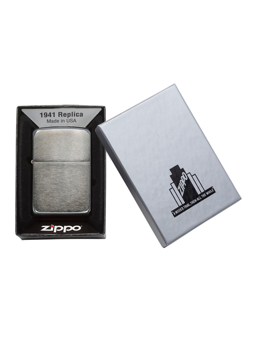 Buy Zippo Black Ice 1941 Replica Pocket Lighter Travel Accessory for