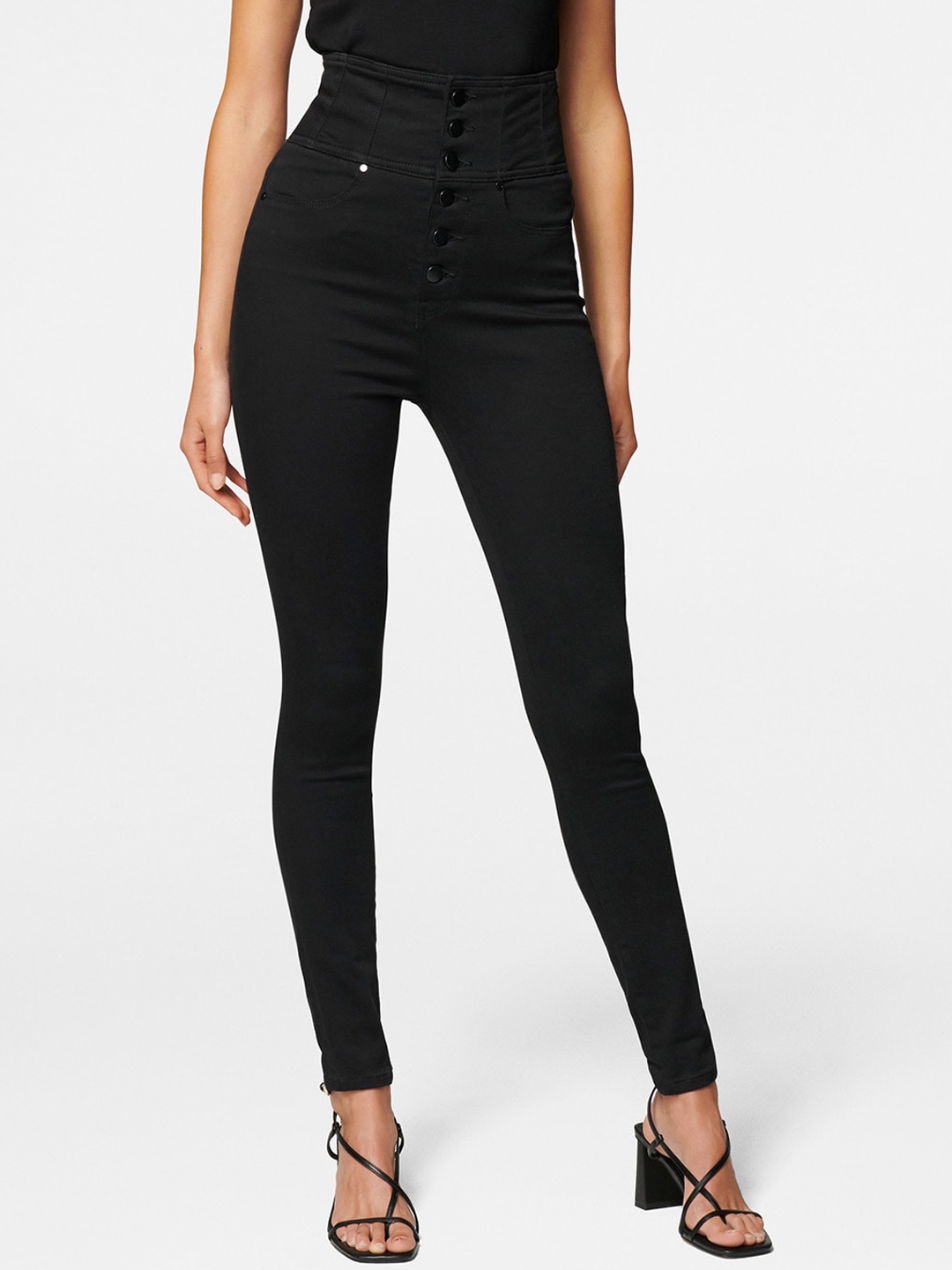 black jeans myntra