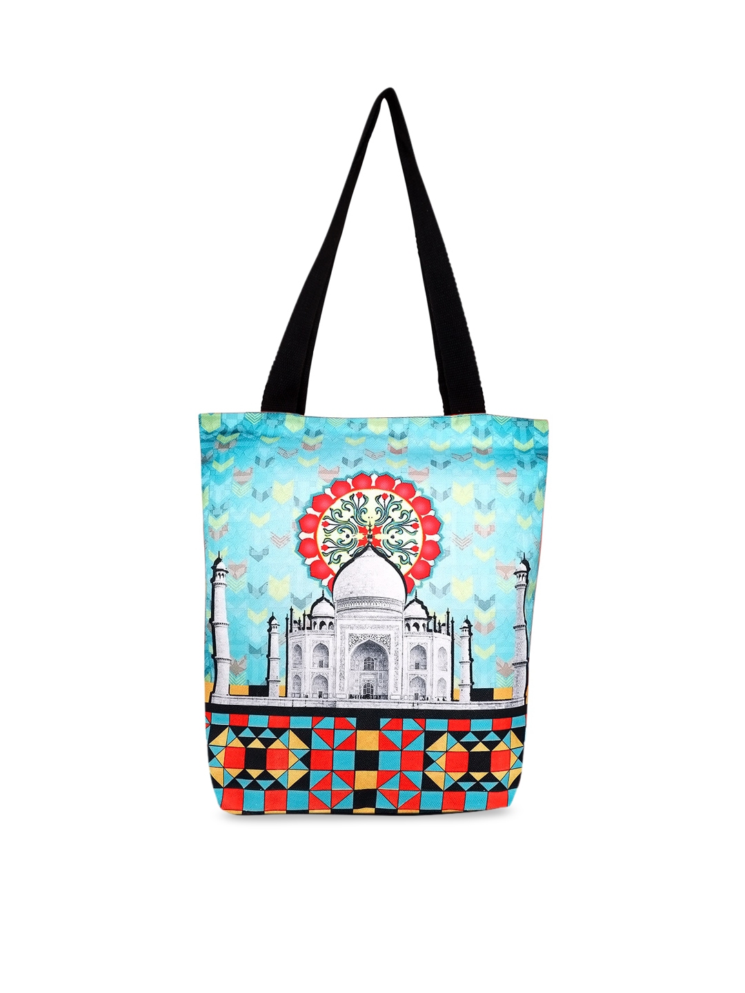 Buy All Things Sundar Multicoloured Printed Tote Bag - Handbags for ...