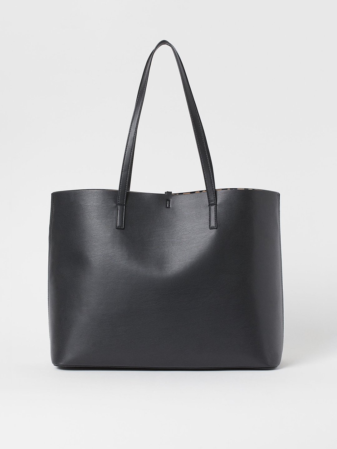 Buy H&M Women Black Solid Shopper - Handbags for Women 13652748 | Myntra